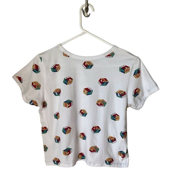 Messy Bun Rubik’s Cube Crop Top, M. Adorbs! - Picture 4 of 9